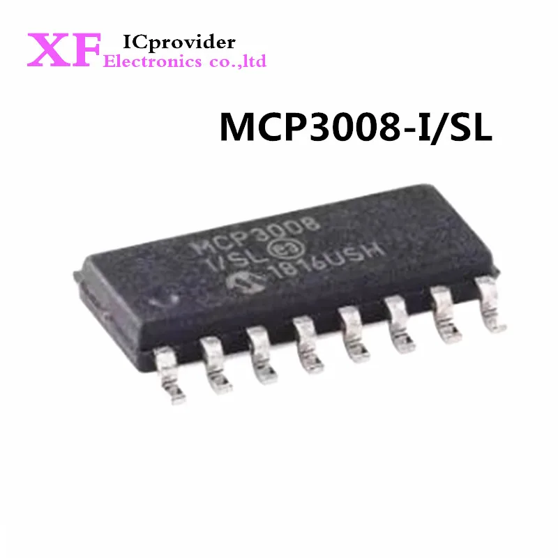 1-10PCS MCP3008-I/SL MCP3008ISL MCP3008 SOP-16