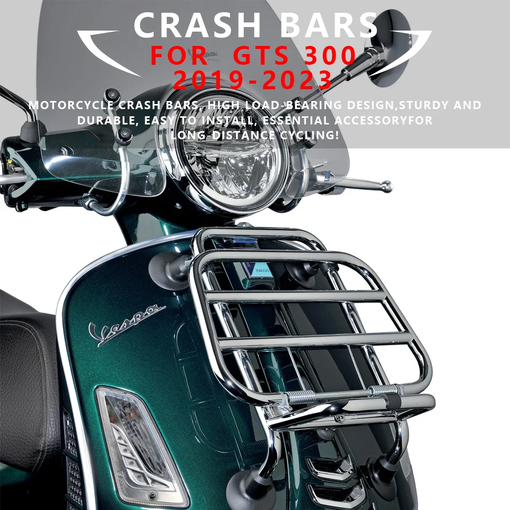 

MTKRACING For VESPA GTS 300 2019-2023 Motorcycle Parts Front Luggage Rack Front Shelf Front Luggage Rack Bracket