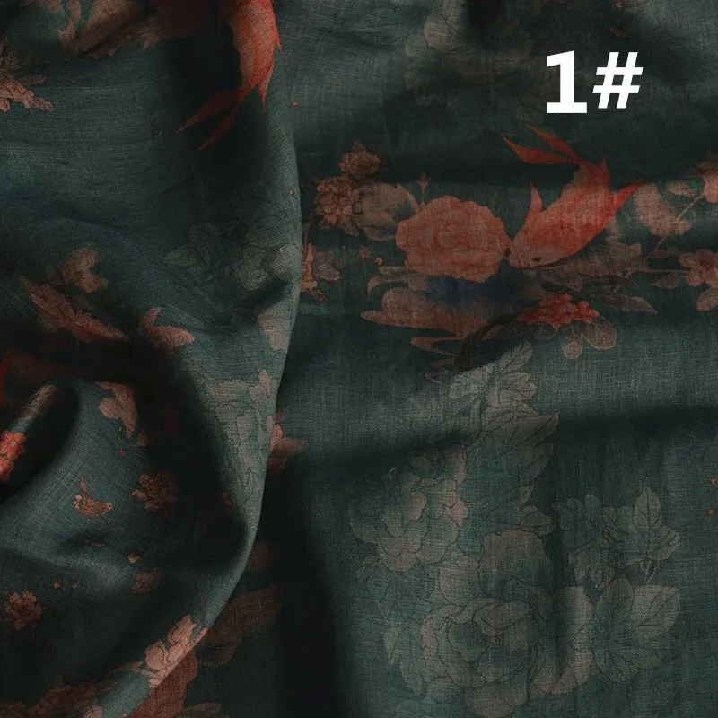 中国風のレトロ Xiangyun 糸薄いリネン生地春と夏のドレススリングチャイナ衣装ハン