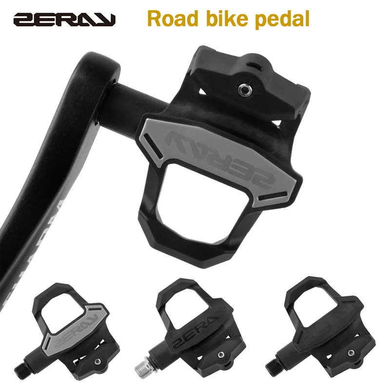 

ZERAY ZP-115/ZP-112 LOOK KEO, самоблокирующаяся педаль для шоссейного велосипеда PA +, дорожные педали из углеродного волокна с набором шипов, сверхлегкая велосипедная педаль