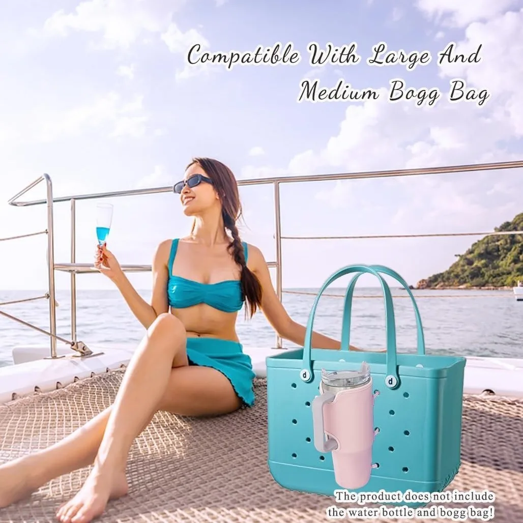 portable DIY 2 colors cup bottle water holder set storage organizer box case for 40OZ on beach bag fit for bogg bag accessories