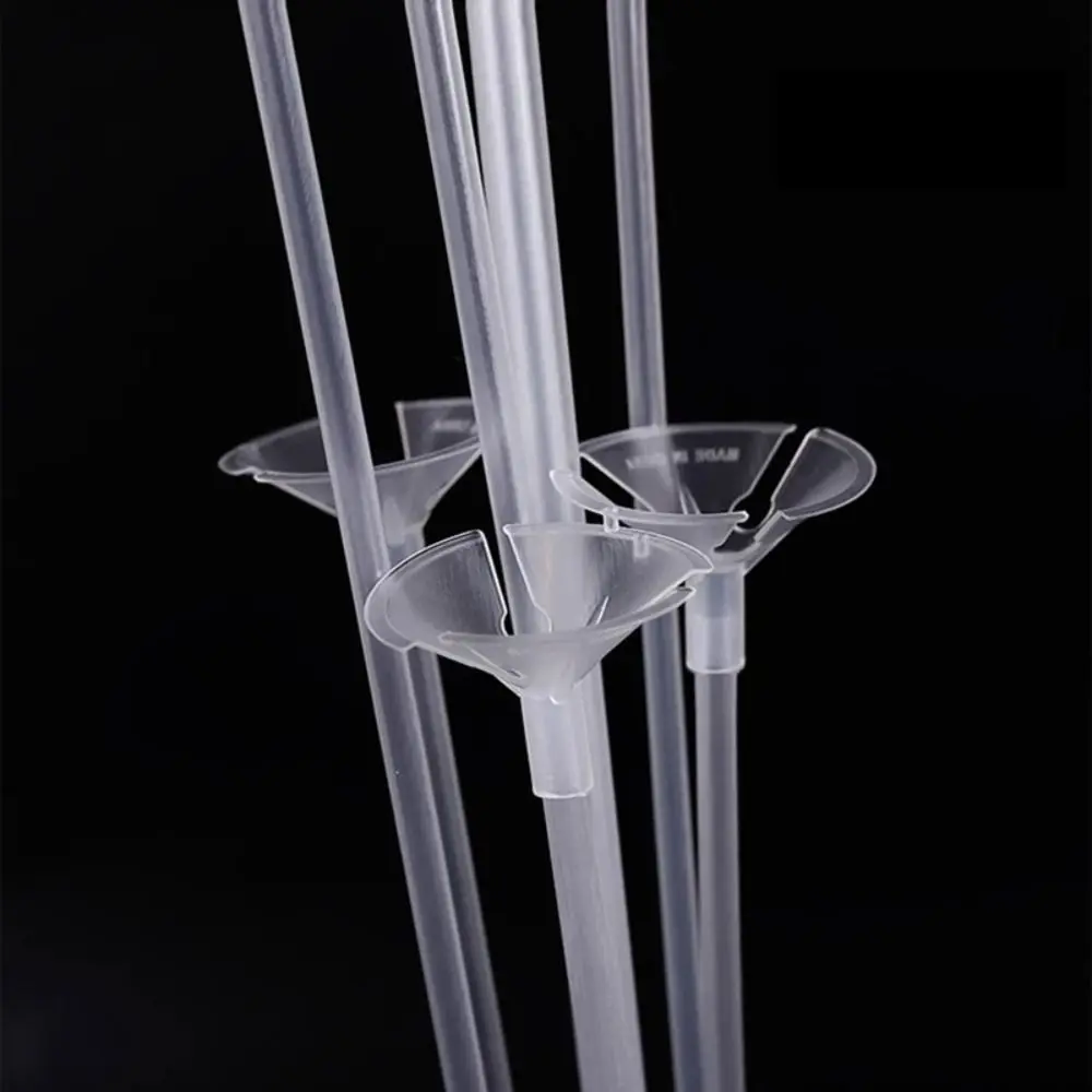 Romantic Plastic Balloons Stand Transparent 7tubes Column Rack Balloon Support Baby Shower