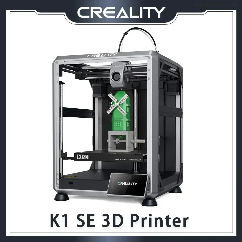 

Creality K1 SE 3D Printer with Clog-free Extruder Unicorn Quick-Swap Nozzle Auto Calibration with One Tap 600mm/s Print Speed