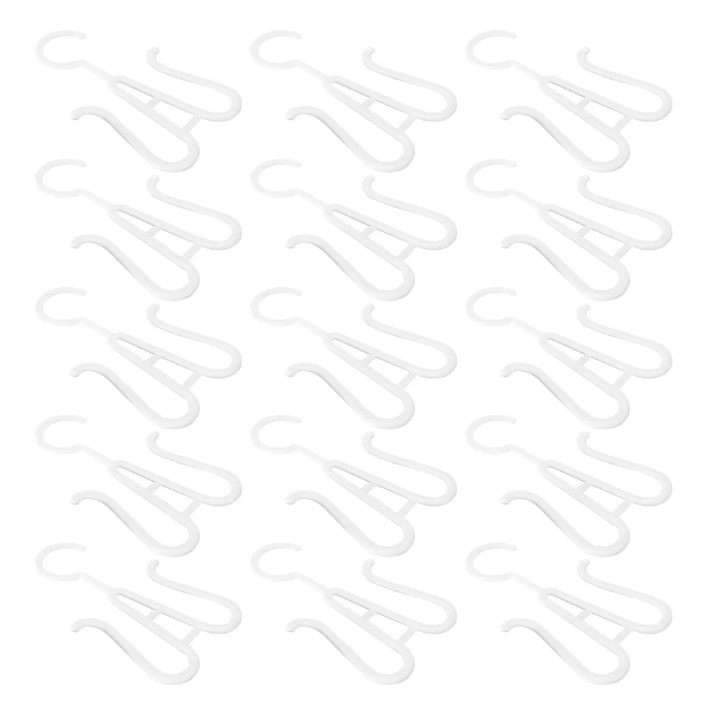 

20Pcs Shoe Plastic Multi-Functional Drying Rack Organizer for Slippers Sneakers Heels Space Saving Wardrobe Hooks