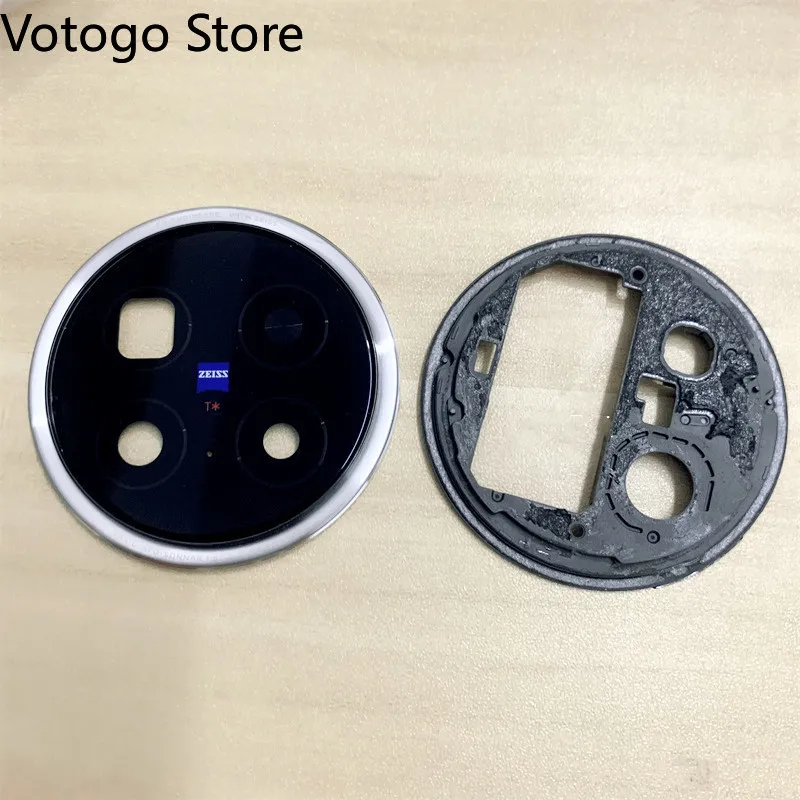 

Origina Rear Lens Glass + Frame Bezel For Vivo X200 Ultra X200S Pro mini Back Camera Glass Lens Cover Holder Replacement Repair