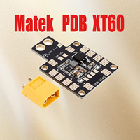 Matek Systems PDB XT60 With BEC 5V&12V Copper For RC Helicopter FPV Quadcopter Muliticopter Drone Power Distribution Board