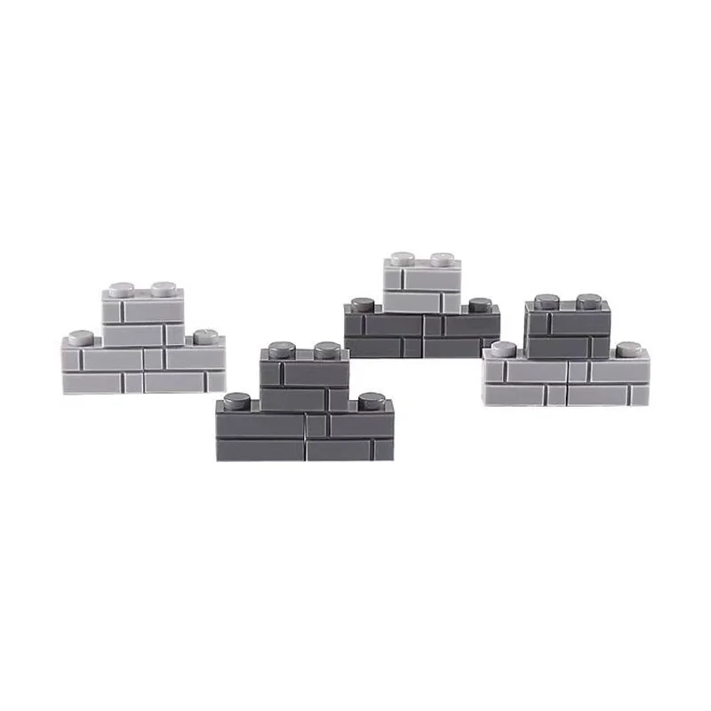 

60/120PCS DIY Building Blocks Wall Figures Bricks 1x2 Dots Educational Creative Toys for Children Size Compatible With 98283