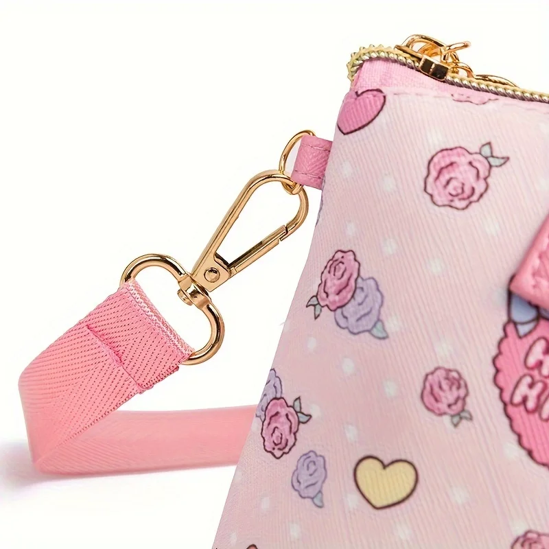 Lovely Sanrio Cinnamoroll Hello Kitty Tote Handbag Stylish Versatile with Adorable Kuromi Mymelody Prints Perfect Shoulder Bag