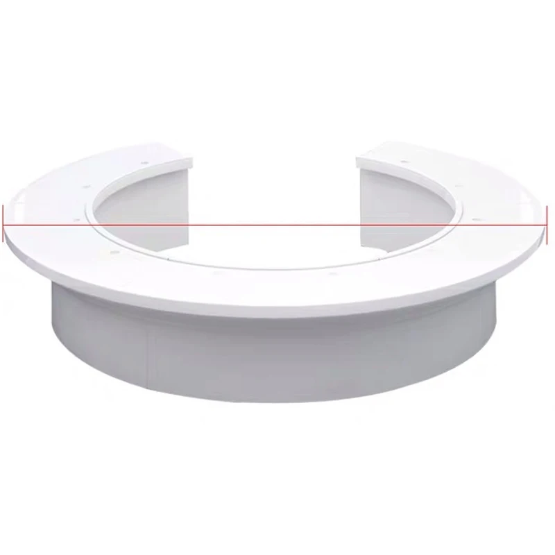 

*Factory Wholesale Modern Eco-Friendly Durable White Circular Painted Customized Conference Table for Corporate Home Hotel