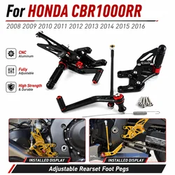 Motorcycle CNC Adjustable Rear Set Rearsets Footrest Foot Rest For HONDA CBR1000RR 2008 09 10 11 12 13 14 15 2016