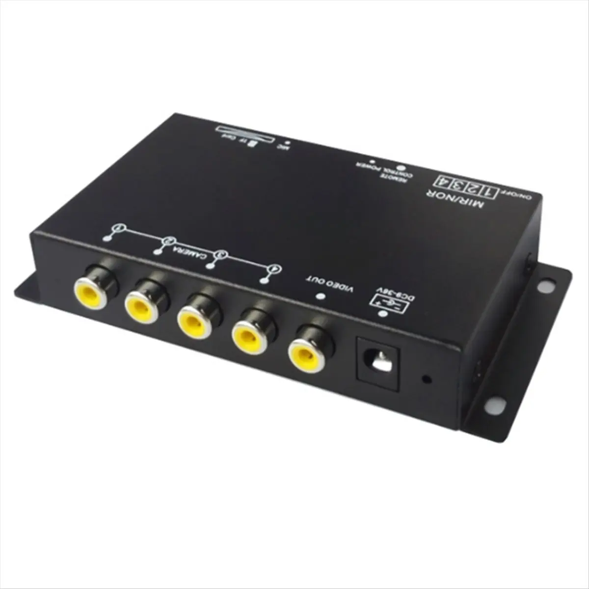 Super Sale Car 4-Channel Driving Recorder Switcher Control Car Cameras Control Switch Combiner Box for 360° Panoramic Image