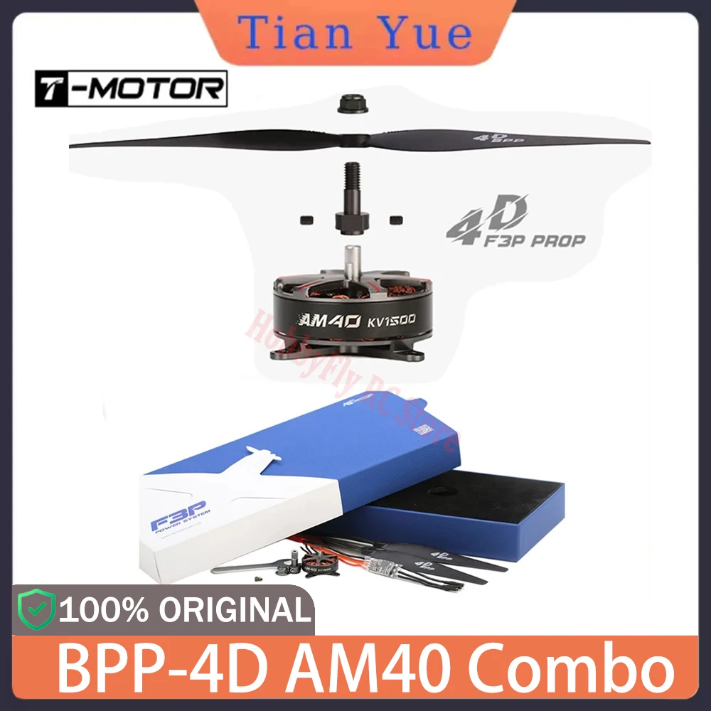 

T-Motor BPP-4D F3P Combo AM40 Motor+16A ESC+T8542 Prop World Champion Tested for Fixed Wing Drone