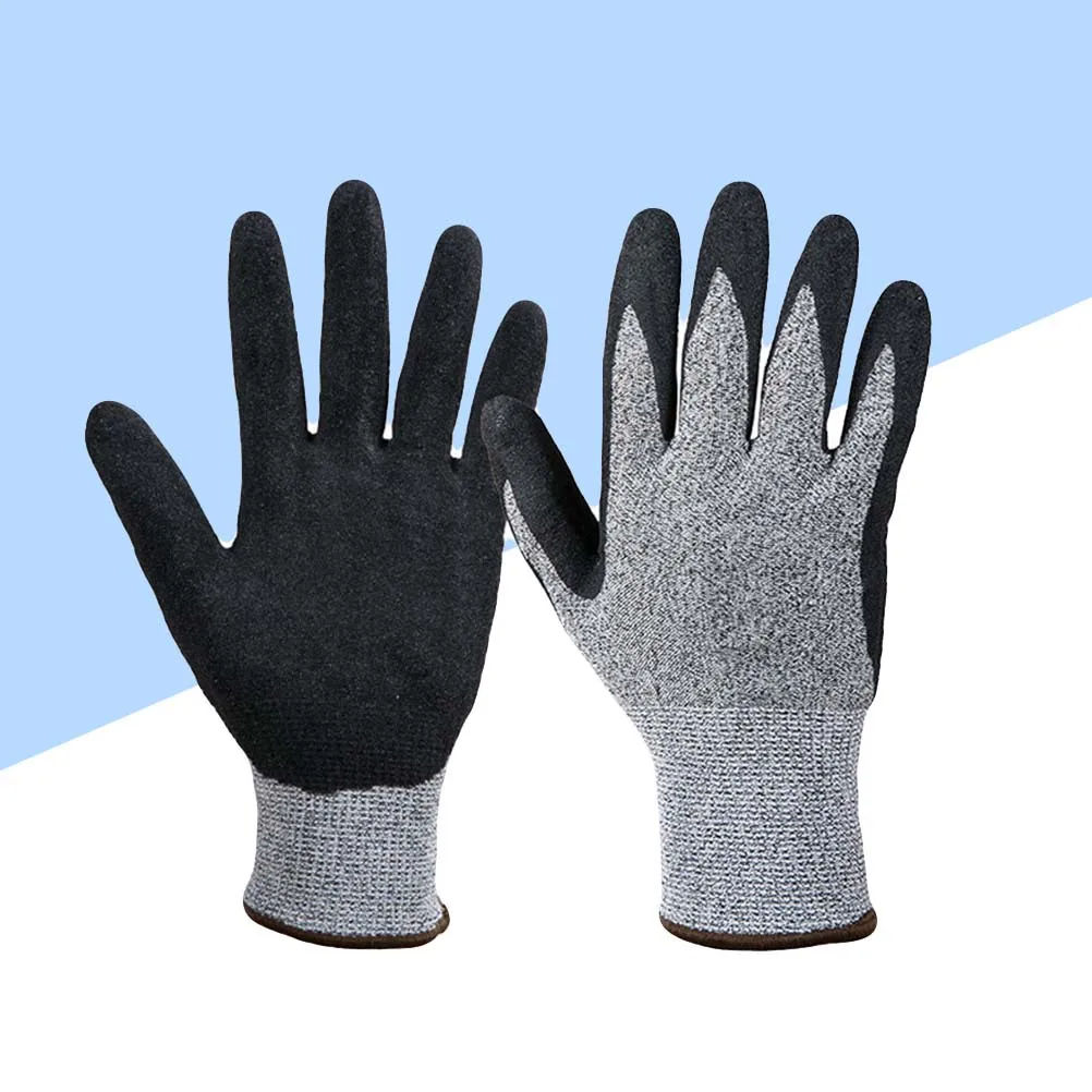 1 Paar schnittfeste Handschuhe der Stufe 5, schnittfeste Schutzhandschuhe für Gartenarbeit, Holzschnitzerei, Schneiden, Schneiden, verschleißfest