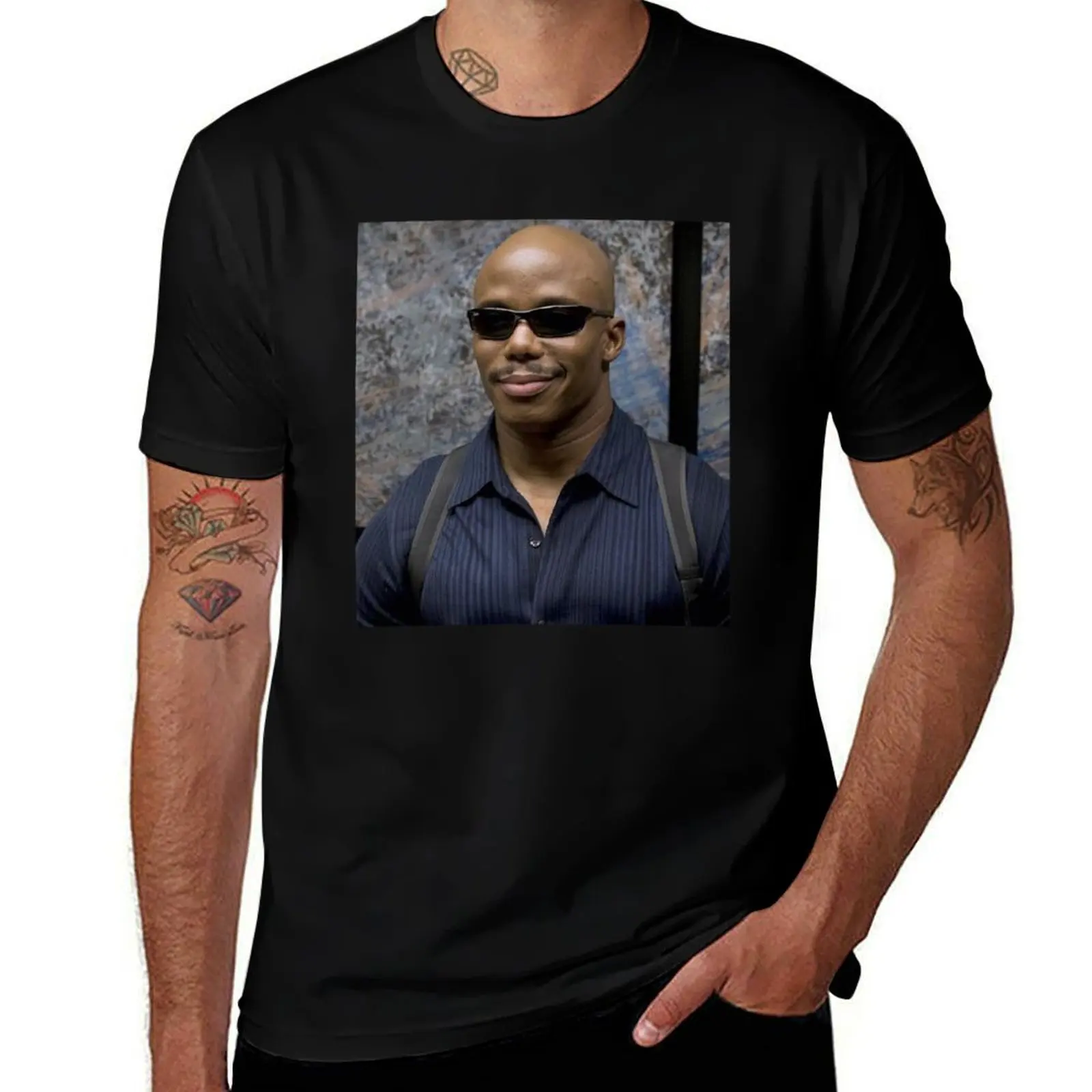 

Doakes Sunglasses Grin T-Shirt oversized t shirt vintage graphic tee oversized mens graphic t-shirts hip hop