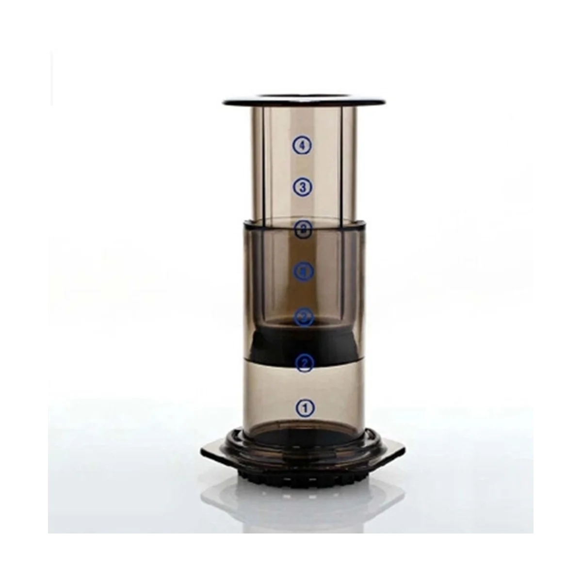 A14G-إبريق قهوة محمول مخمر يدويًا وعاء ضغط فرنسي ضغط يدوي مرشح بالتنقيط لمكتب المنزل والسفر مخيم صانع القهوة