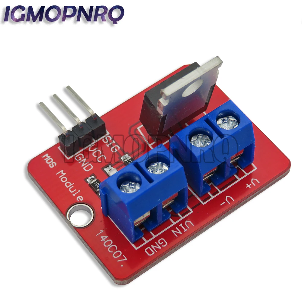 FDKJGECF 0-24V Top Mosfet Button IRF520 MOS Driver Module For Arduino MCU ARM Raspberry pi