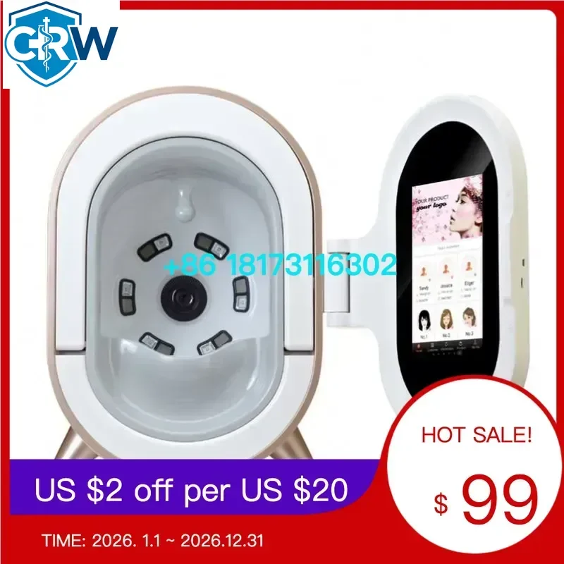 CRW Magic Mirror MAX M9 Work Offline Face Digital Facial Scan Analyzing Displaying Professional Machine