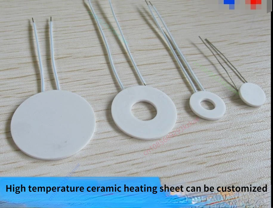 2pcs High-temperature annular ceramic heater round MCH industrial grade electric heating coil/sheet
