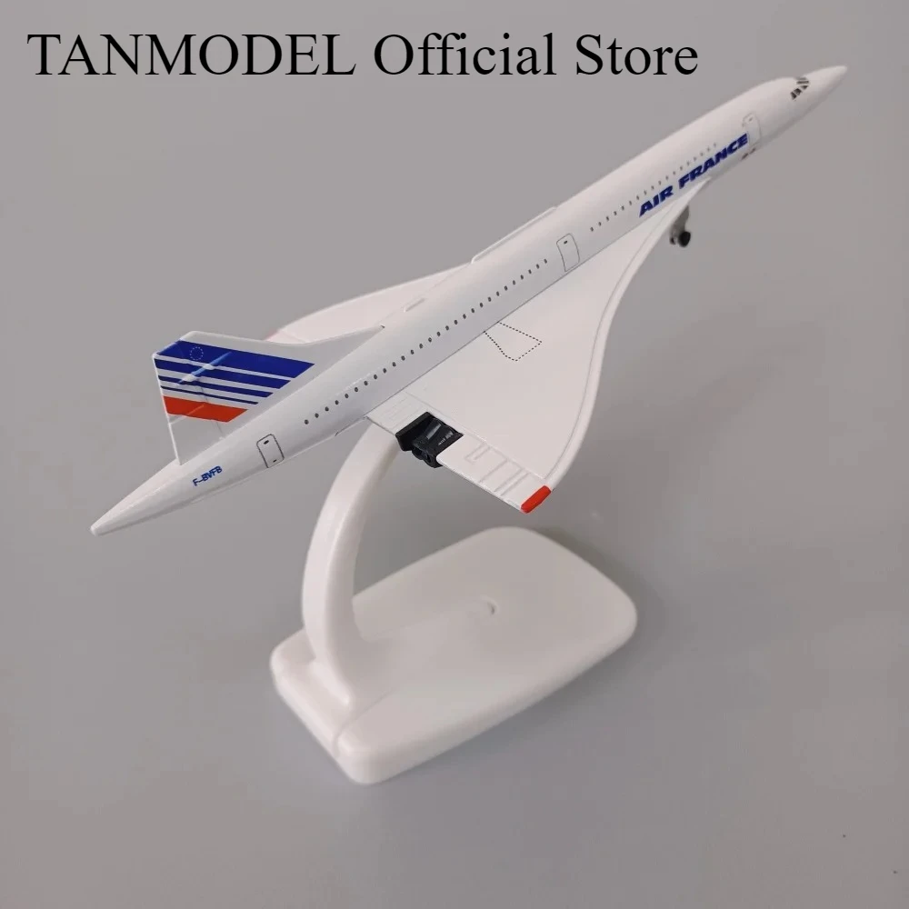 20cm Air France Airlines Concorde Costa Airways aleación Metal modelo avión Diecast modelo y ruedas trenes de aterrizaje avión