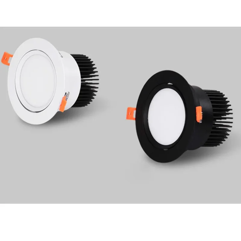 3W 5W 7W 9W 12W 15W  Dimmable LED Downlights Epistar Chip COB Recessed Ceiling Lamps Spot Lights For Home illumination AC85-265