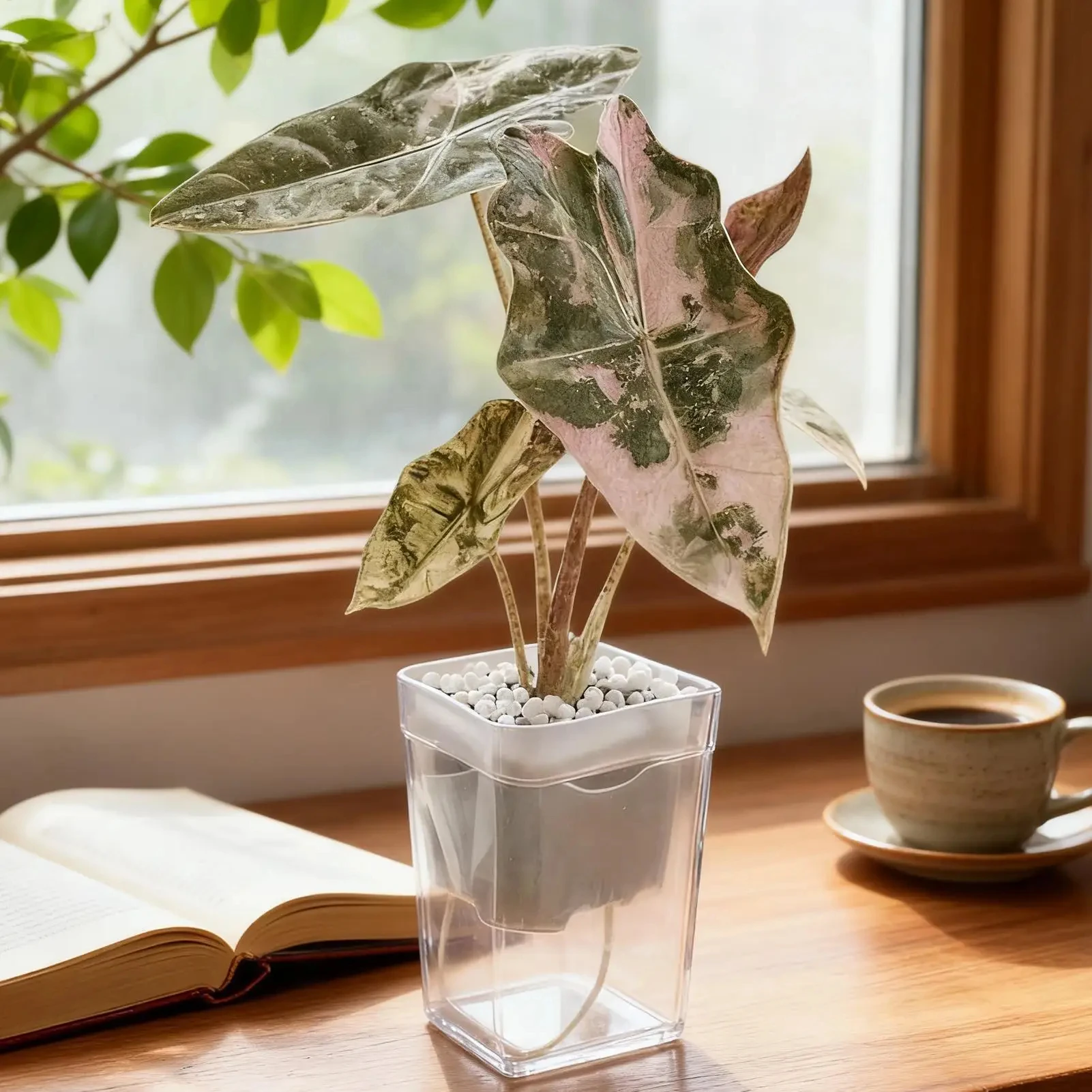 15 Stück Selbstbewässernde Pflanzentöpfe Mini-Setzlingstöpfe Blumentopf Durchsichtige Kunststoff-Pflanzgefäße Pflanzenvermehrungstopf mit Reservoir – Detail 4