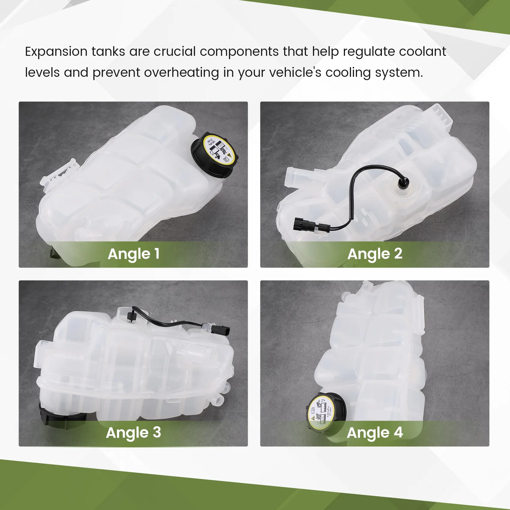 

Car Coolant Water Radiator Bottle Cooling Tank Reservoir For Volvo V40 1.6T 31338763