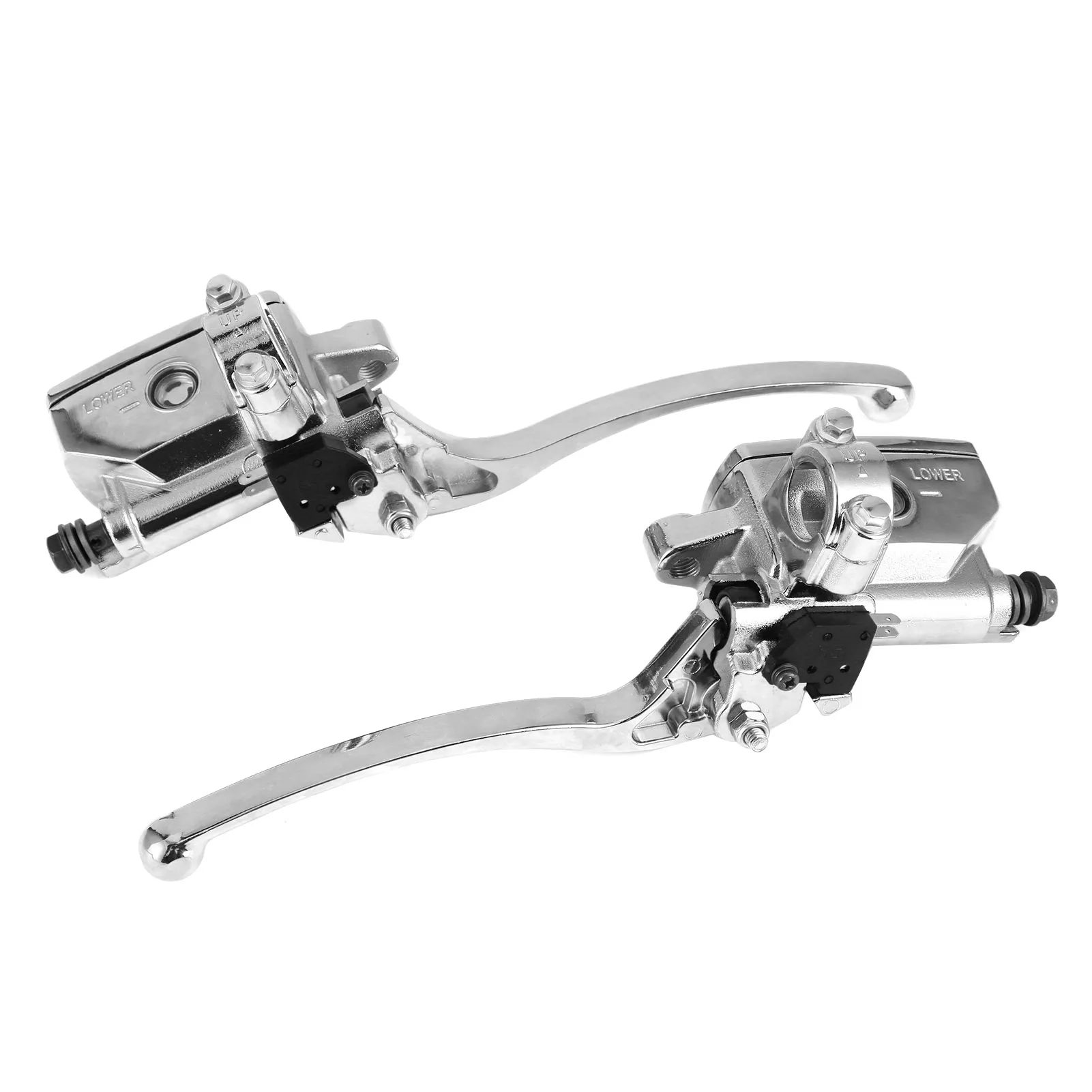 

Motorcycle Brake Clutch Cylinder, Hydraulic Brake Clutch Master Cylinder Pump Lever Universal for 7/8in Handlebars