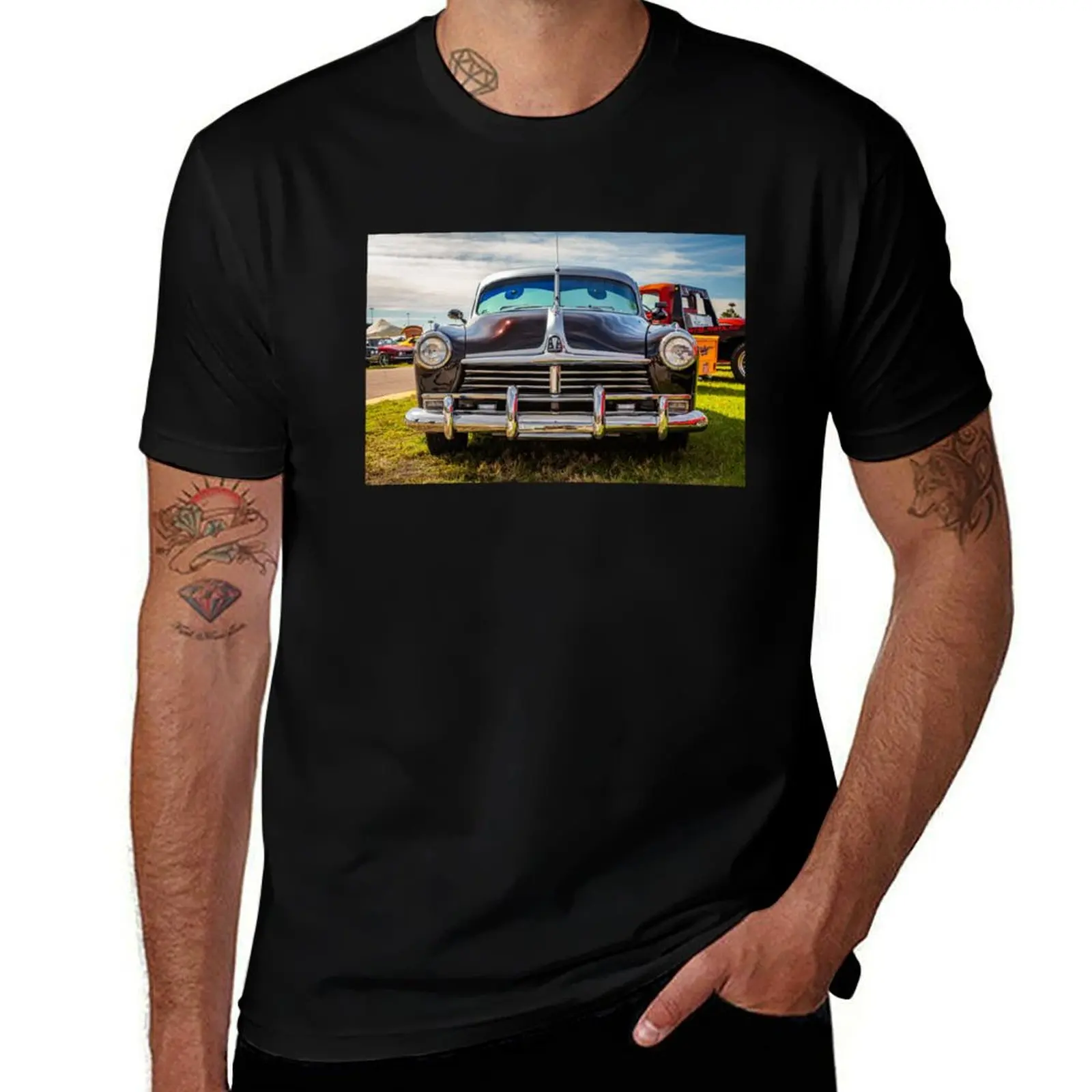 

1949 Hudson Super Six Club Coupe T-Shirt oversized graphic tee sweat designer shirts mens clothing