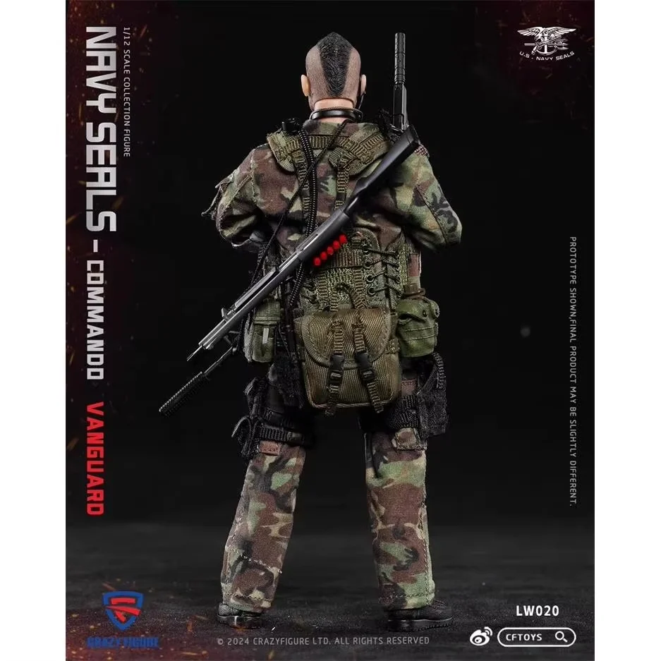 In Voorraad CFTOYS LW020 Seal Special Forces Assault Team Vanguard 1/12 Action Figure 6 inch Volledige Set Model Speelgoed geschenken