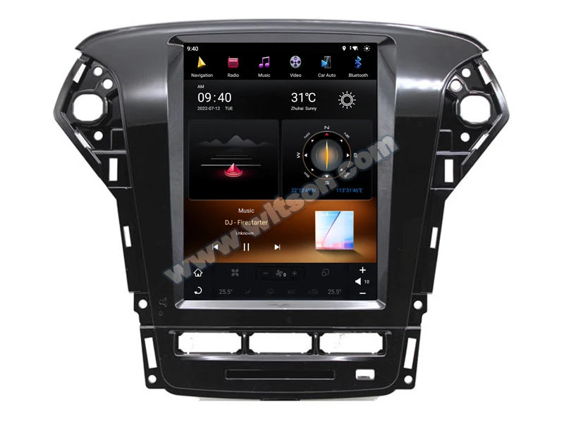 

WITSON Android TESLA Car Radio FOR Ford Mondeo 2011-2013 GPS NAVIGATION STEREO VERTICAL Auto Multimedia