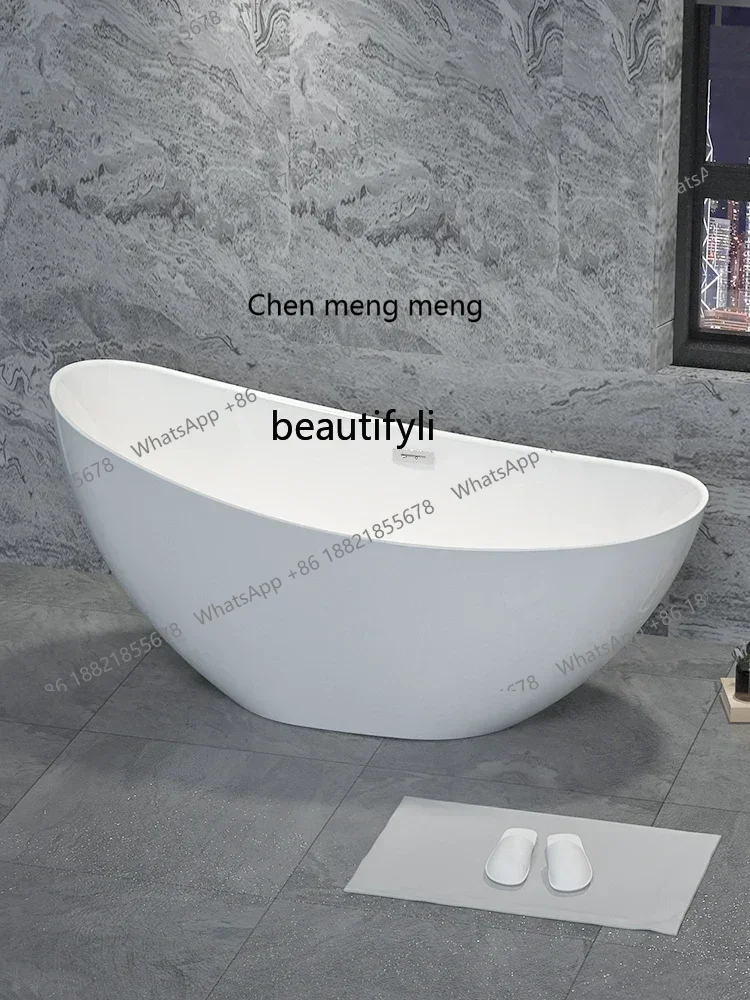 ss 8350Acrylic Imperial Concubine Large Bathtub Home Adult Hotel Simple Independent One-Piece Bath