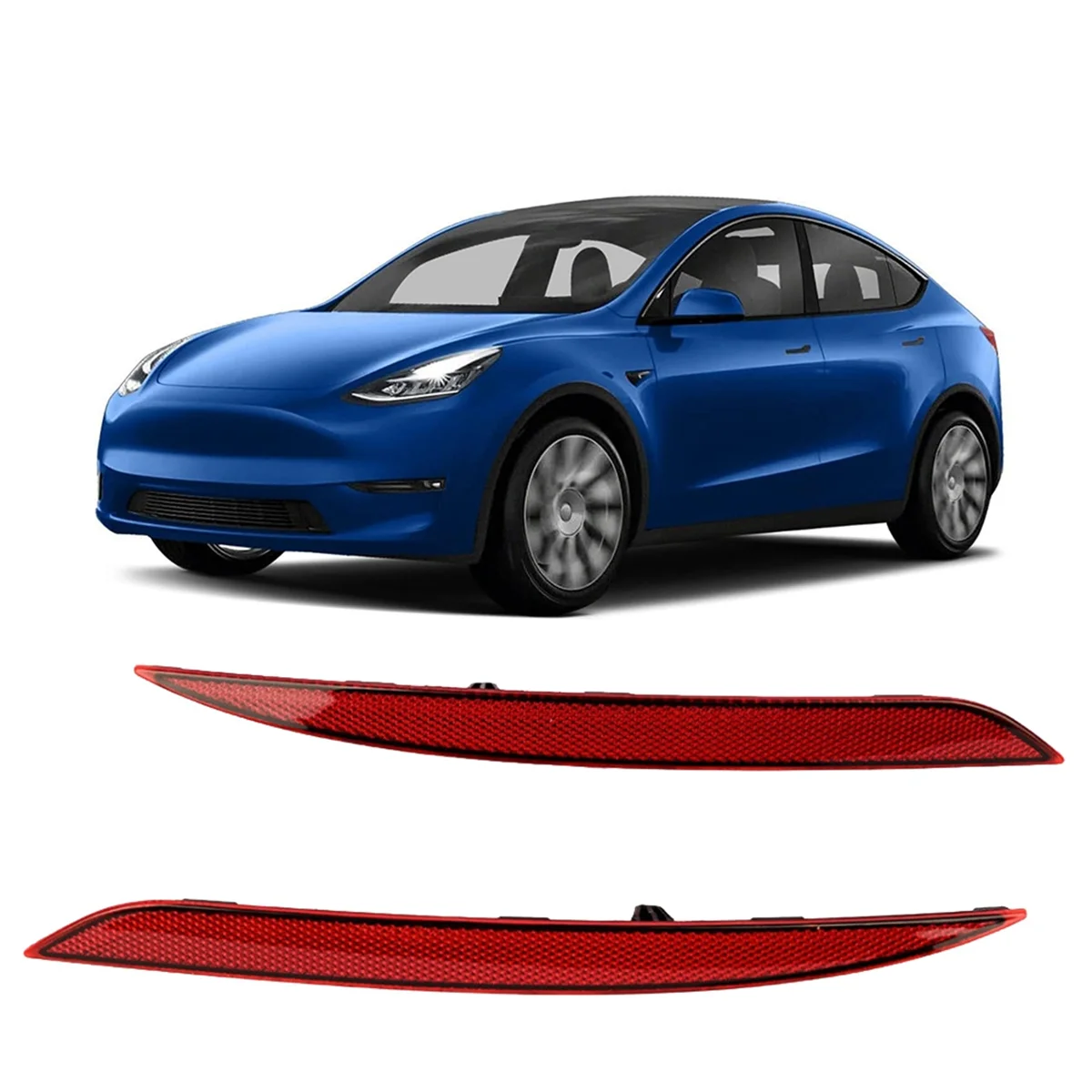 Carro LED Amortecedor Traseiro Refletor Luz de Nevoeiro Luz de Freio 1495817 -00-C 1495818 -00-C para o modelo Y 2020-2023