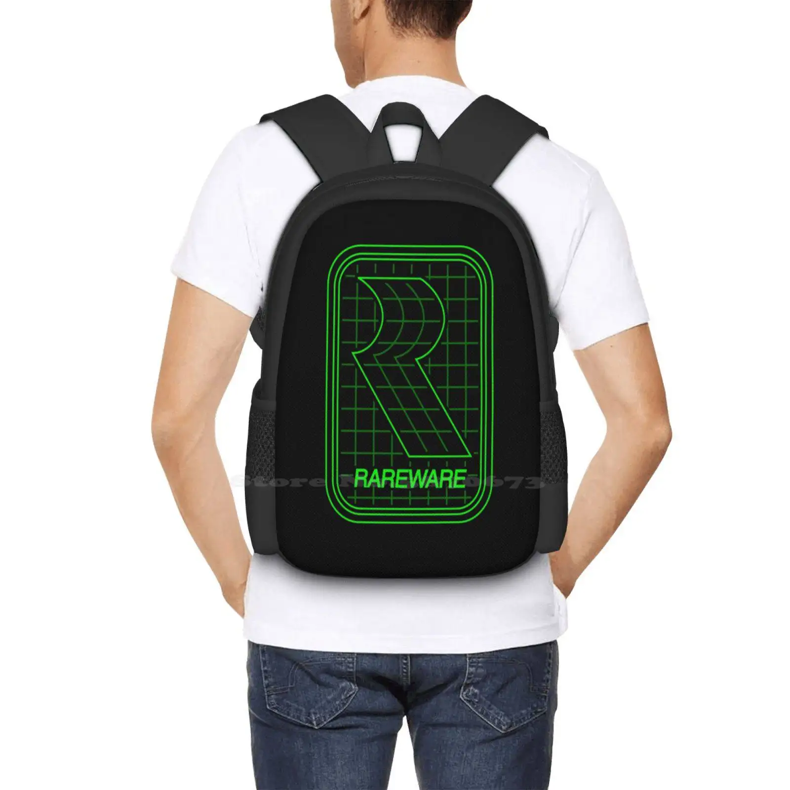 Retroware Hot Sale Schoolbag Backpack Fashion Bags Classic Retro Vintage Videogames Rareware Logo Brand Donkey Kong Snes Super