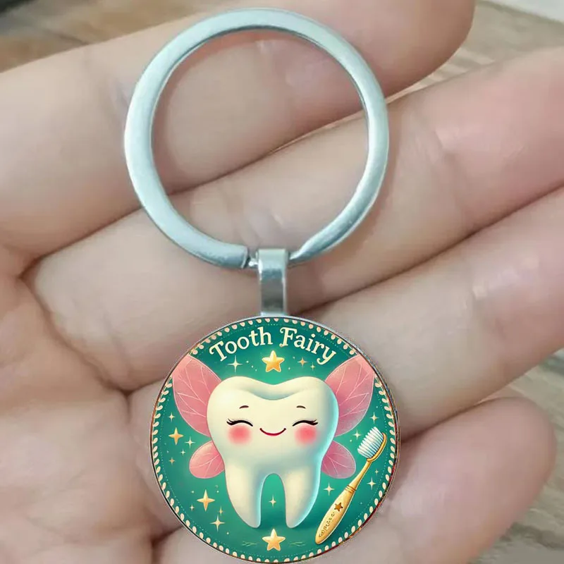 

Teeth retro round, perfect gift for classmates and family