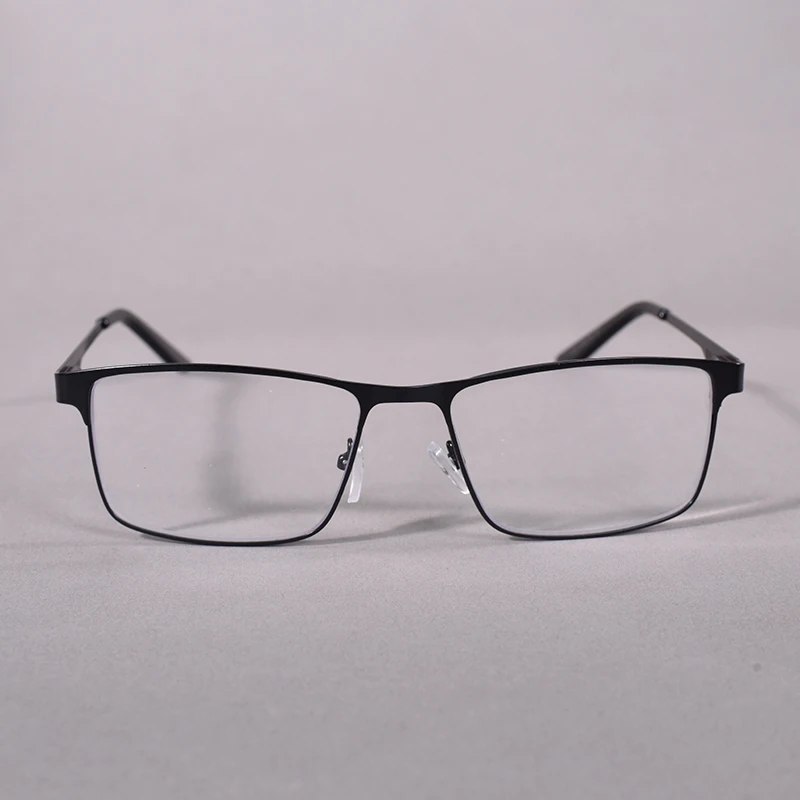 Mai Blume Anti Blau Licht Lesebrille Männer Metall Brillen Mit Frühling Scharnier Blau Farbe Rahmen Für Männer + 75 + 175 – Detail 3