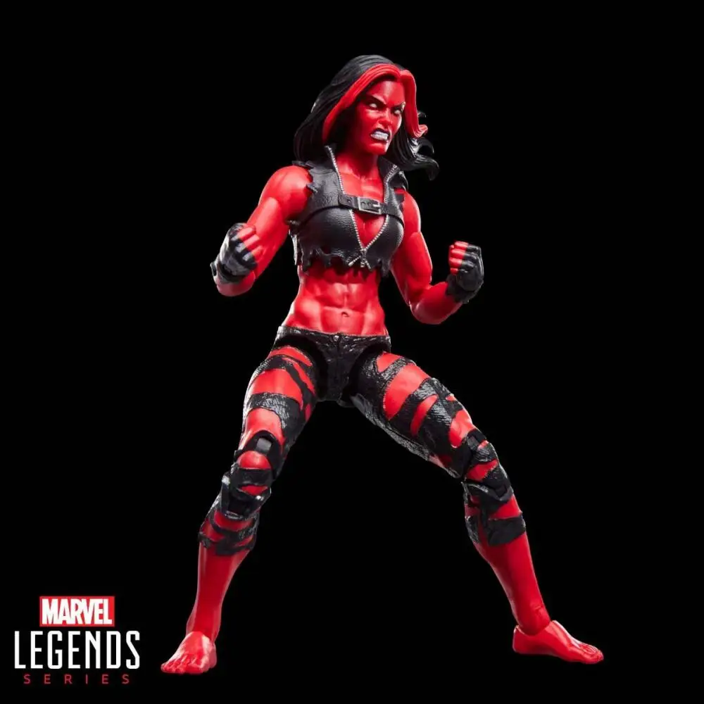 Figura Coleccionable de Anime de Hasbro MARVEL LEGENDS, The Incredible Hulk y Red She-Hulk, Original, en Stock, en Caja