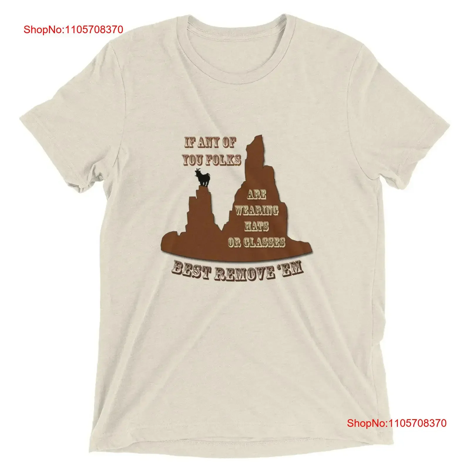 Big Thunder Mountain Inspired Safety Spiel Best Remove 'Em Short sleeve Tri Blend T Shirt vintage Washed streetwear Comfortable