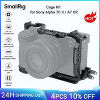 SmallRig A7C II Cage Kit for Sony Alpha 7C II / Alpha 7CR  Built-in Quick Release Plate with Cable Clamp w Shoe Mount -4422