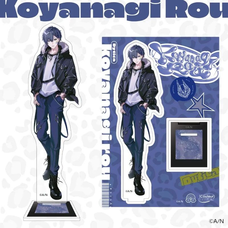 Anime New Nijisanji Rainbow Society Vtuber Figures Ren Zotto Aster Arcadia Cosplay Desktop Ornament 15cm Acrylic Stand Figure