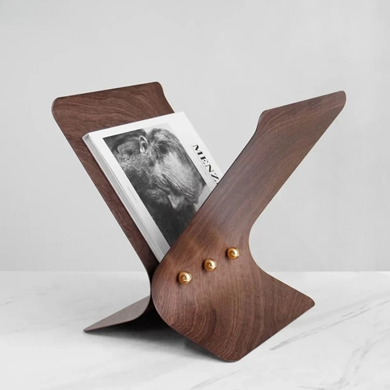 walnut-wood-grain-metal-bookshelf-file-book-organizer-shelves-x-shape-magazine-racks-book-holder-metal-rack-room-aesthetic-decor