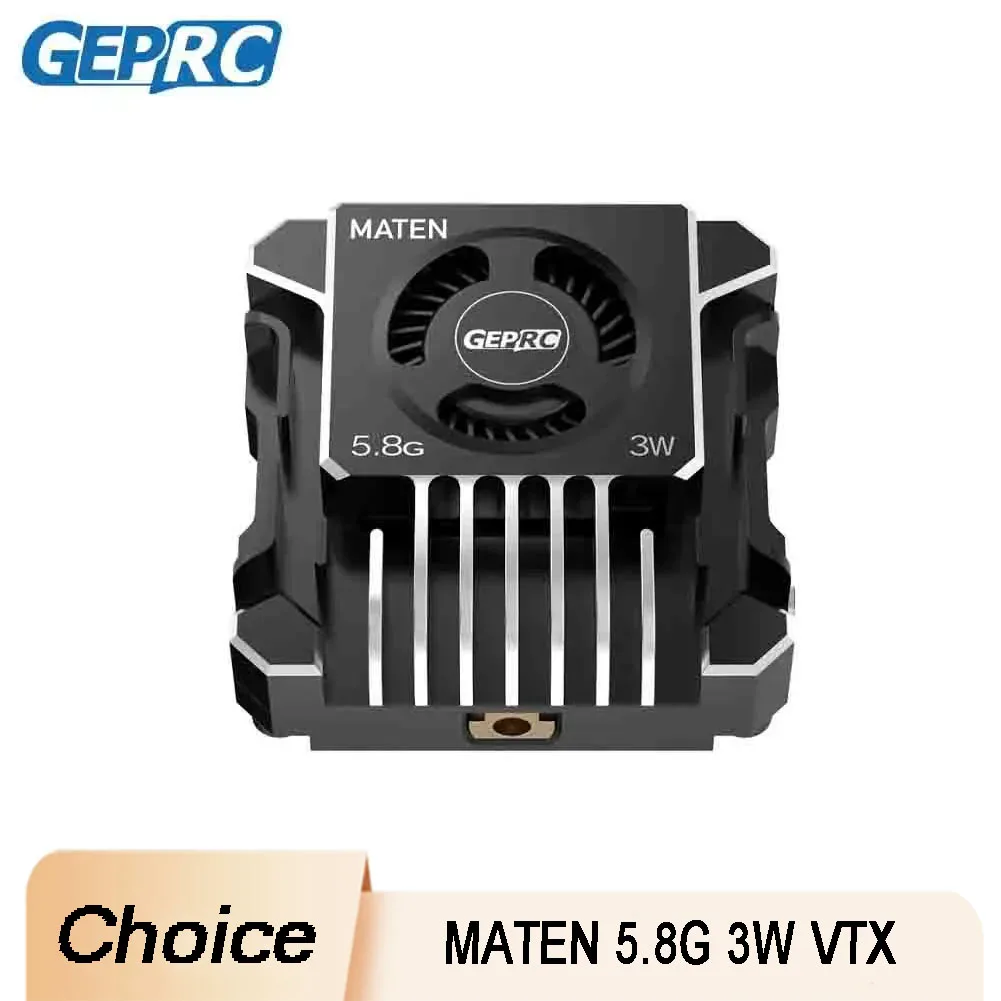 

GEPRC MATEN 5,8G 3W VTX PRO — модуль передатчика высокой мощности 3000 мВт, широкое напряжение 7-36 В, встроенный микрофон для FPV дальнего действия R
