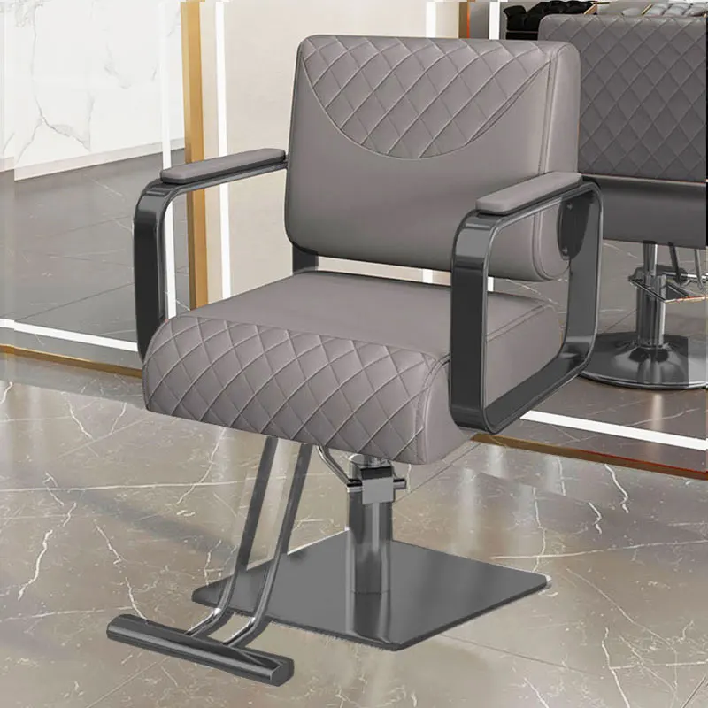 Nordic Lift Barber Chairs Top Grade Speciality Barbershop Hair Dyeing Barber Chairs Ergonomic Comfort Salon Furniture Silla FYBC