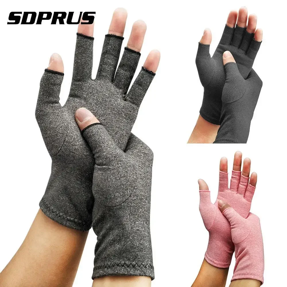 

Women Men Compression Arthritis Gloves cotton Joint Pain Carpal Relief Care Hand Mittens for Rheumatoid Osteoarthritis Unisex