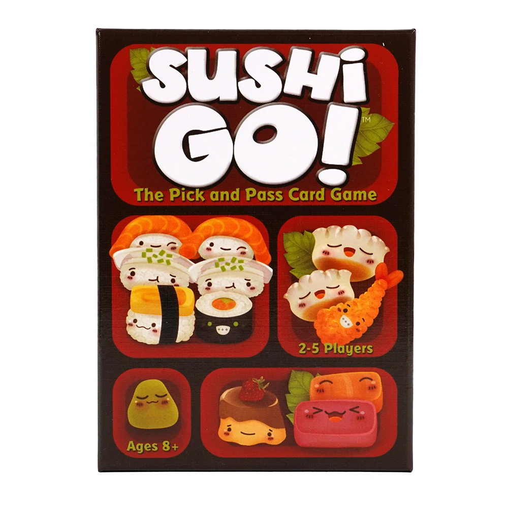 Sushi Go! The Pick and Pass Card Game Includes 108 Cards strategic Thinking Board Game Family Fun Game