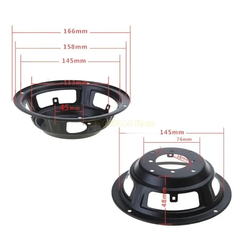 F62C 4/5/6.5/8/10/10/12 pollici Frame altoparlante Suborwoofer Holder Woofer Basin Basin Basin Baskey Repay Parties
