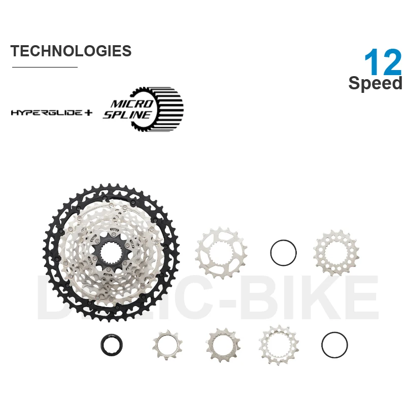 SHIMANO DEORE XT CS-M8100 Cassette Sprocket M8100 Freewheel Cogs Mountain Bike MTB 12-Speed 10-51T M8100 Cassette Sprocket