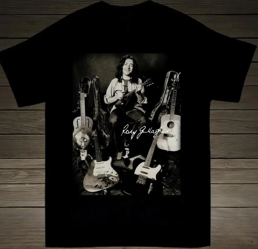 Rory Gallagher Basic Gift For Fan Cotton Black S-2345XL Unisex T-Shirt