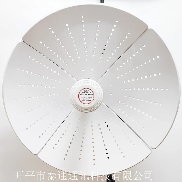 1.7-4.2GHz 24dBi LTE CBRS 5G dish Antenna for huawei router Lanbowan SkyWave hyperbolic Antenna 5G kroks