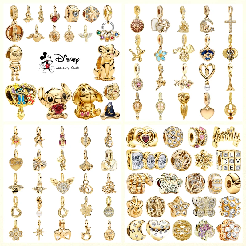 Breloques Disney Aladdin scarabée coccinelle, pierres et Clip en émail, perles imprimées patte, adaptées au Bracelet Original, bijoux à faire soi-même, cadeaux, nouvelle collection