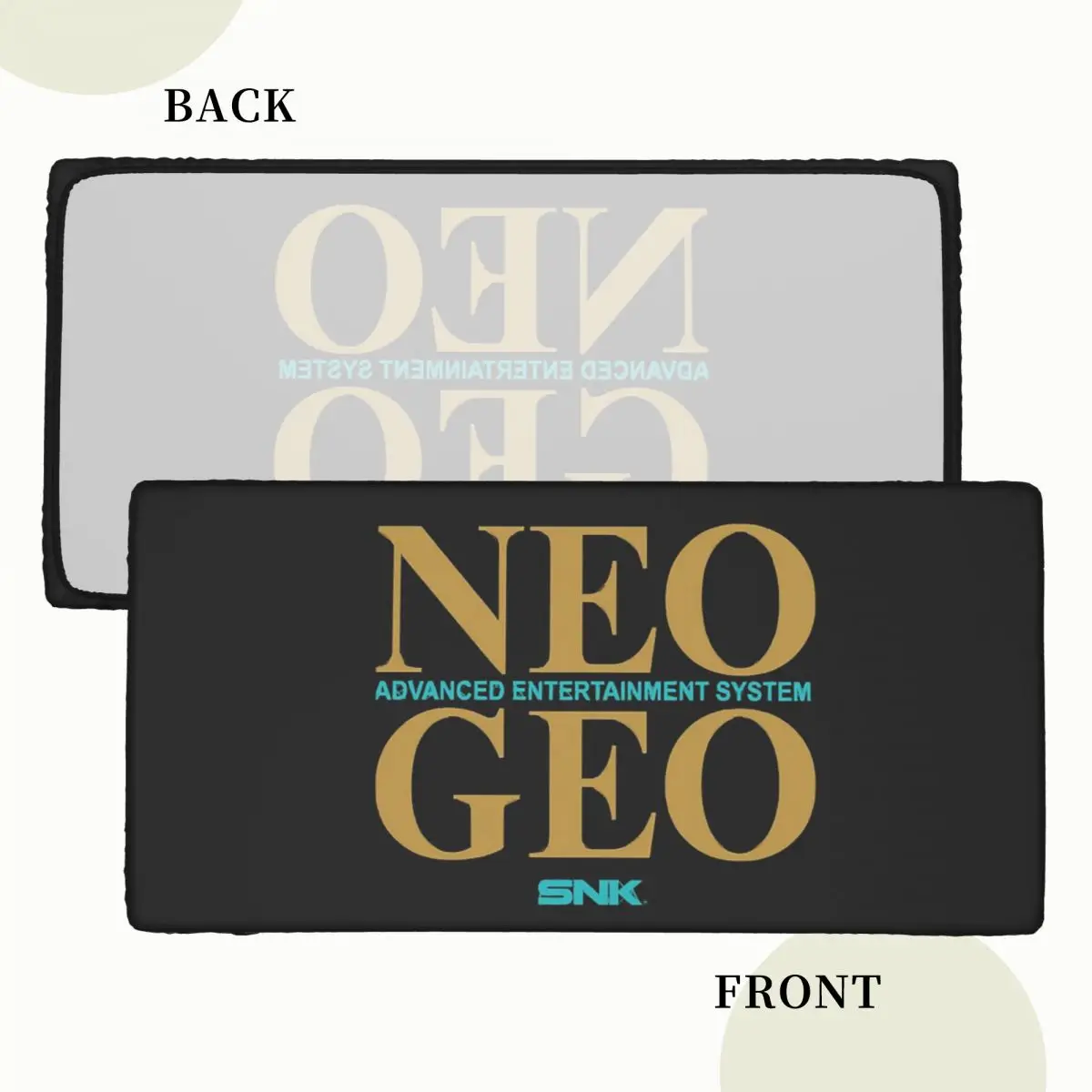 Neo Geo Logo Neogeo Arcade Customized Rectangular Tablecloth Waterproof Table Cover for Dining Events Table Cloth